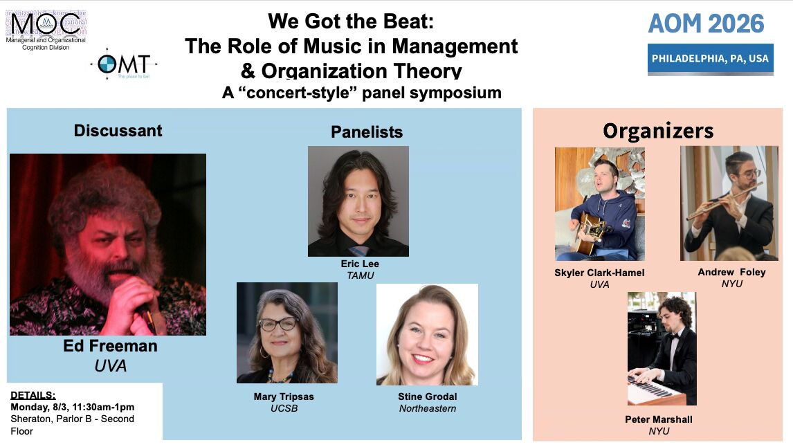 Music and Management Poster